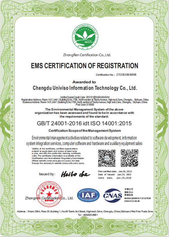 ISO 14001 Certification